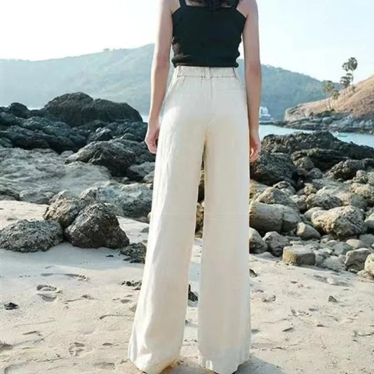 Sérénité - Pantalon Large Lin