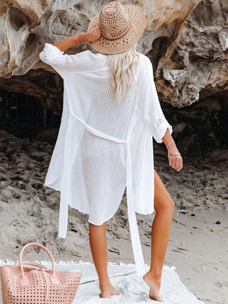 Azur - Robe Chemise Plage