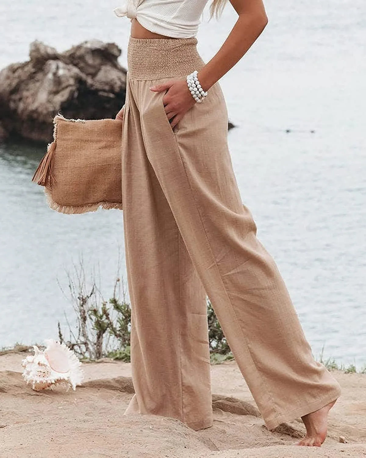 Évasion - Pantalon Fluide Lin