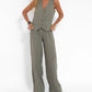 Aéria - Ensemble Chic Gilet Lin
