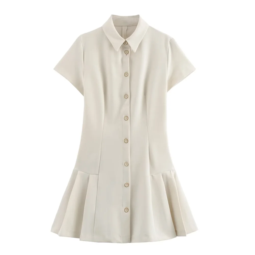 Ivoire - Robe Chemise Cintrée