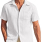 Azura - Chemise Légère Rayée Homme