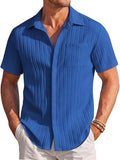 Azura - Chemise Légère Rayée Homme