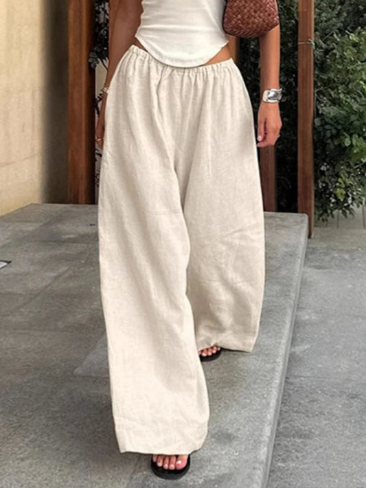 Sable - Pantalon Fluide Lin