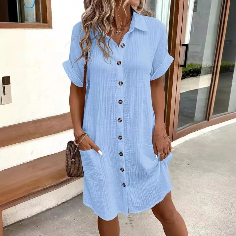 Lumière - Robe Chemise Été