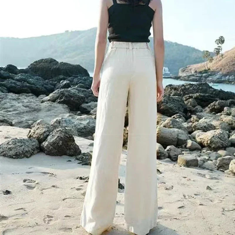 Sérénité - Pantalon Large Lin
