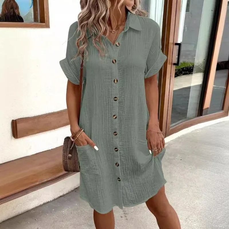 Lumière - Robe Chemise Été