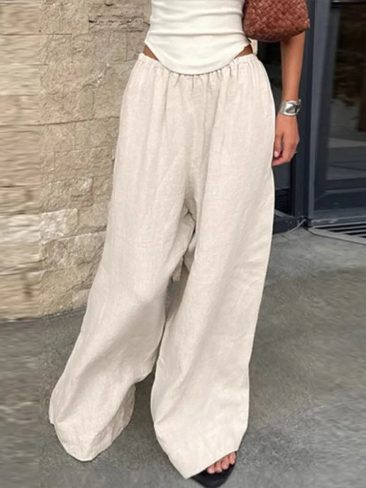 Sable - Pantalon Fluide Lin