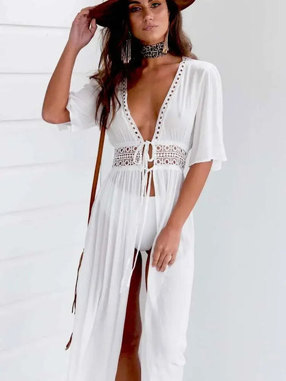 Voile - Robe Longue Dentelle