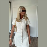 Ivoire - Robe Chemise Cintrée